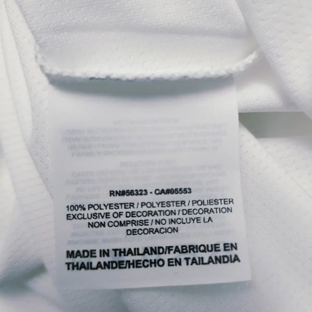 Nike Women's Dri-FIT Vertical Mesh Polo (Style #637165) White XS NWT